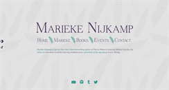 Desktop Screenshot of mariekenijkamp.com